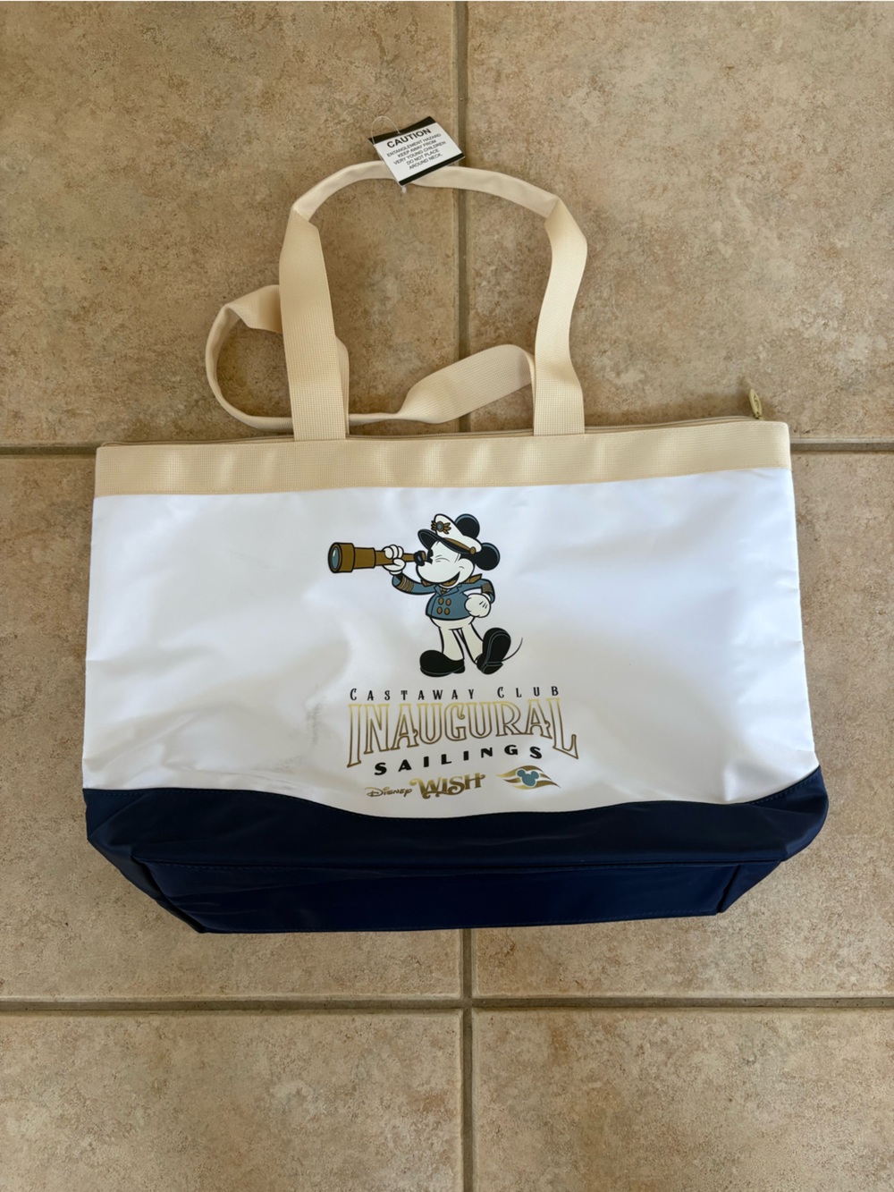 Disney Castaway Club Inaugural Sailings Tote Bag 2022